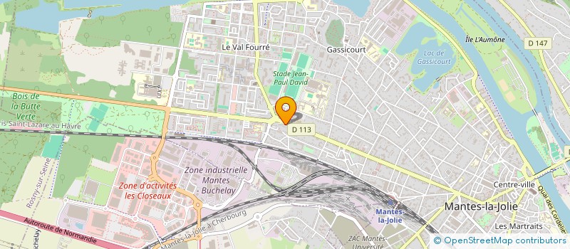 localisation de l'entreprise MONSIEUR AYAD EL RHOUFI  MANTES-LA-JOLIE