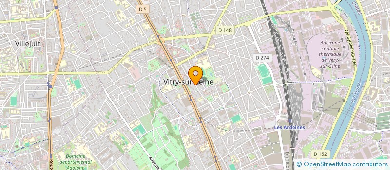 localisation de l'entreprise MONSIEUR AYAD IBRAHIM à VITRY-SUR-SEINE