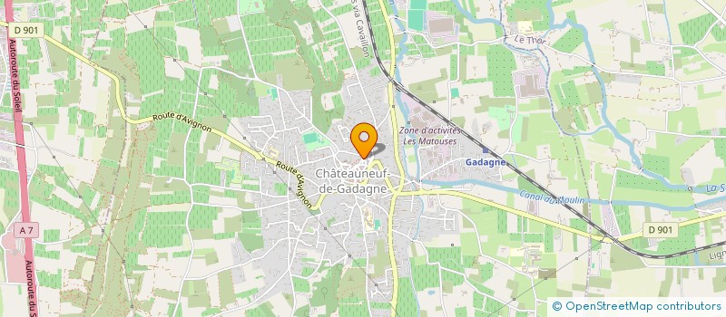 localisation de l'entreprise MONSIEUR AYAD KANAAN  CHATEAUNEUF-DE-GADAGNE