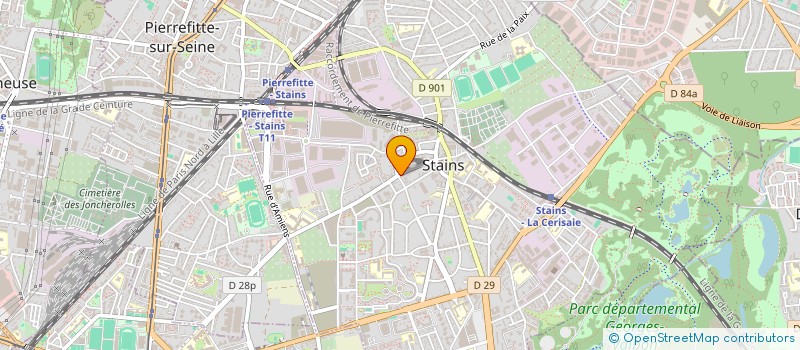 localisation de l'entreprise MONSIEUR AYADE BECHELA à STAINS