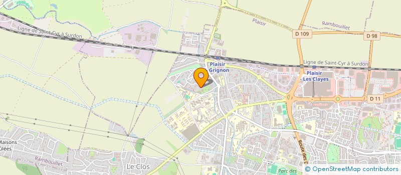 localisation de l'entreprise MONSIEUR AYAMUDDIN SADER  PLAISIR