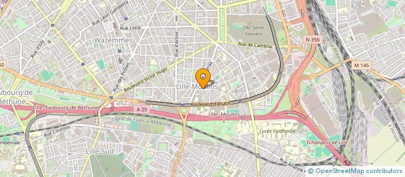 localisation de l'entreprise MONSIEUR AYAO DZOSSOU-AFANLETE à LILLE