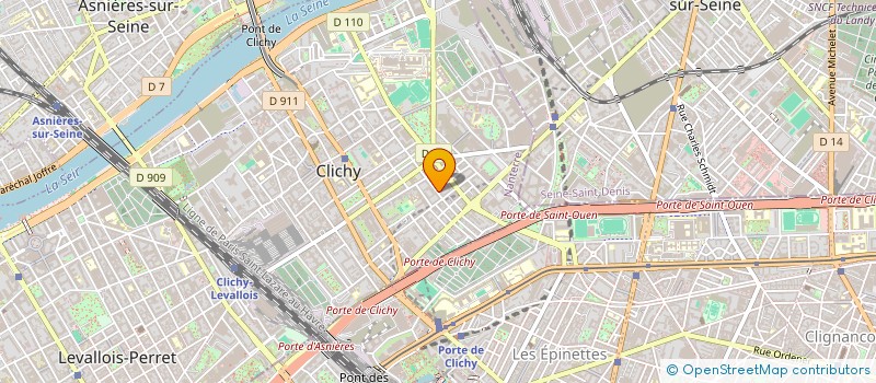 localisation de l'entreprise MONSIEUR AYAZ MOHAMMAD à CLICHY