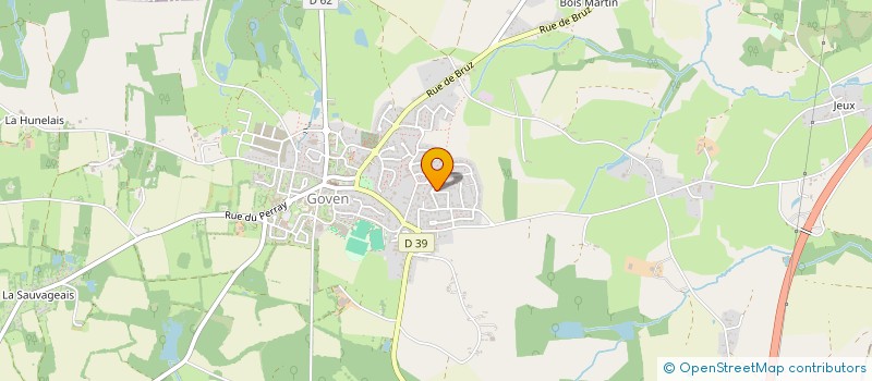 localisation de l'entreprise MONSIEUR AYDAN BERTRAND  GOVEN