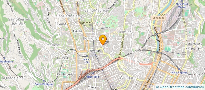 localisation de l'entreprise MONSIEUR AYDARUS ABDI MOULID à NICE