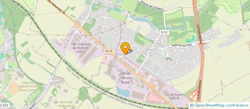 localisation de l'entreprise MONSIEUR AYDENN HORTH  SERVON