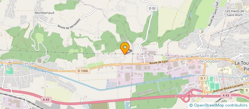 localisation de l'entreprise MONSIEUR AYDIN CAKMAK  CESSIEU