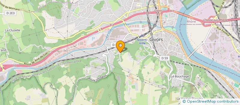 localisation de l'entreprise MONSIEUR AYDIN CITAK  GIVORS