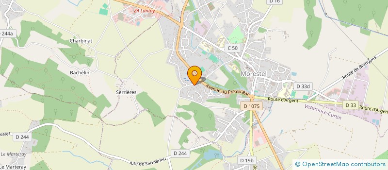 localisation de l'entreprise MONSIEUR AYDIN DURSUN  MORESTEL