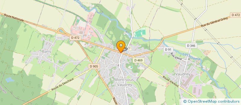 localisation de l'entreprise MONSIEUR AYDIN KURUN  MONT-SOUS-VAUDREY