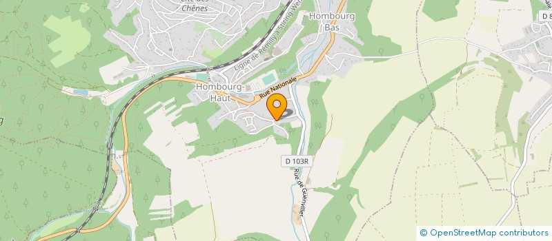 localisation de l'entreprise MONSIEUR AYDIN OZDEMIR  HOMBOURG-HAUT