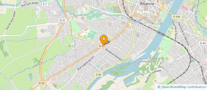 localisation de l'entreprise MONSIEUR AYDIN OZEN  ROANNE