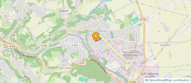 localisation de l'entreprise MONSIEUR AYDIN UZ  PONT-EVEQUE