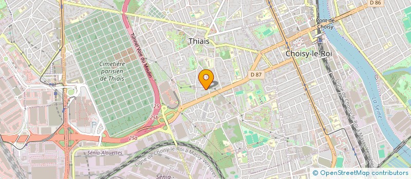 localisation de l'entreprise MONSIEUR AYDIN YUCEL  THIAIS