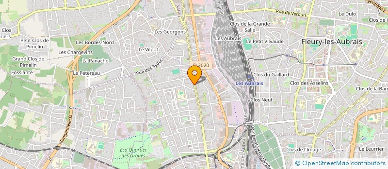 localisation de l'entreprise MONSIEUR AYE ASSOHOUN  ORLEANS