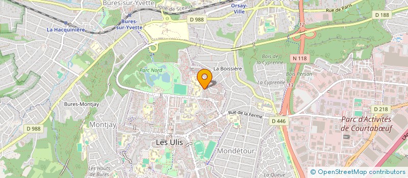 localisation de l'entreprise MONSIEUR AYED MOHAMED JABRADAR à LES ULIS