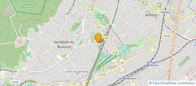 localisation de l'entreprise MONSIEUR AYEMOU KOKOGNI à VERRIERES-LE-BUISSON