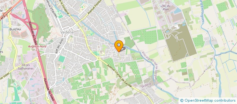 localisation de l'entreprise MONSIEUR AYHAN AKYUZ à VEDENE