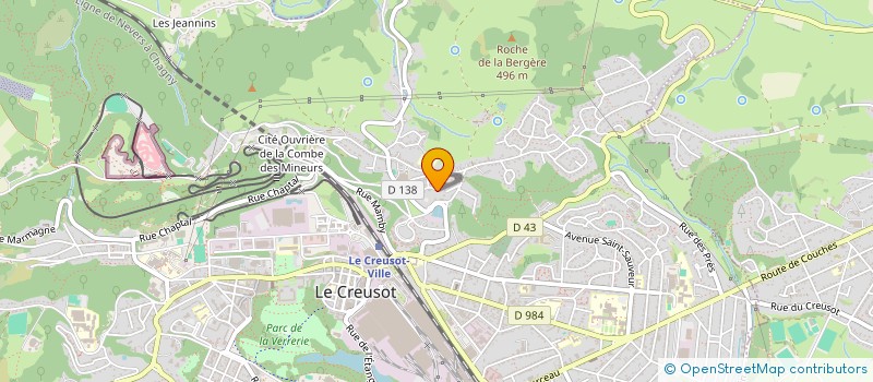 localisation de l'entreprise MONSIEUR AYHAN ALTUNCU  LE CREUSOT