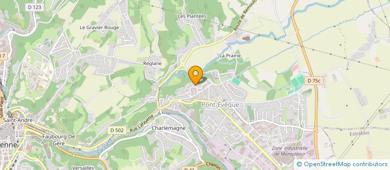 localisation de l'entreprise MONSIEUR AYHAN ERSEZER  PONT-EVEQUE