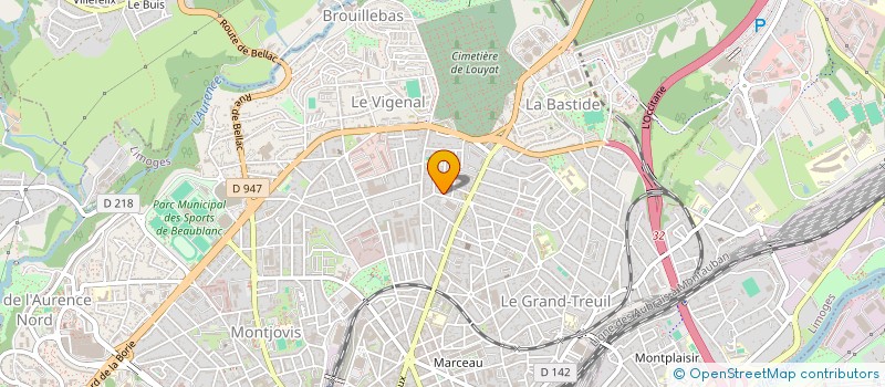 localisation de l'entreprise MONSIEUR AYHAN ISIK à LIMOGES