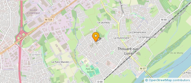 localisation de l'entreprise MONSIEUR AYHAN KISIOGLU à THOUARE-SUR-LOIRE