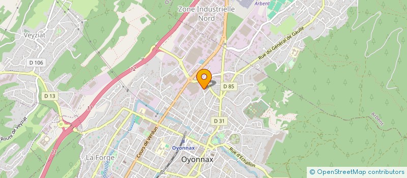 localisation de l'entreprise MONSIEUR AYHAN SECGIN à OYONNAX