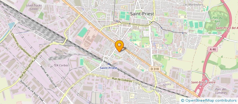 localisation de l'entreprise MONSIEUR AYHAN YAKUT  SAINT-PRIEST