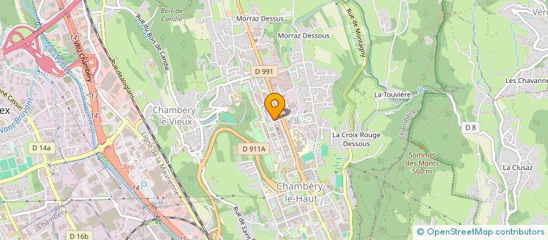 localisation de l'entreprise MONSIEUR AYHEM BELKHATAB  CHAMBERY