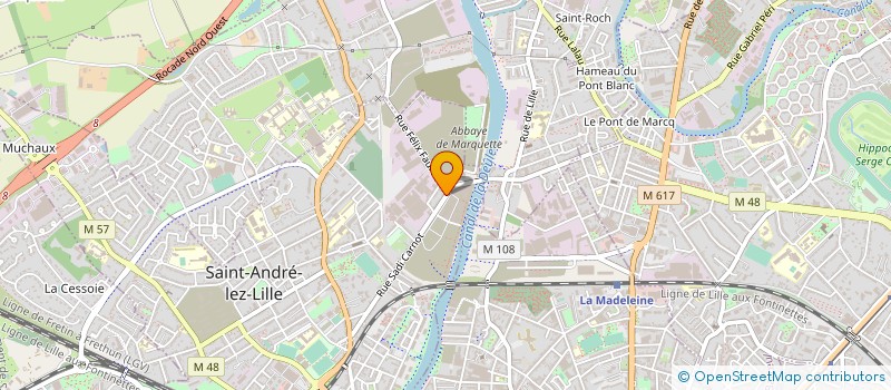 localisation de l'entreprise MONSIEUR AYILO APEDO-AMAH à SAINT-ANDRE-LEZ-LILLE