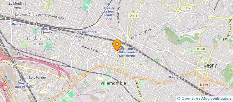 localisation de l'entreprise MONSIEUR AYISSAN JEROME DEKADJEVI à VILLEMOMBLE