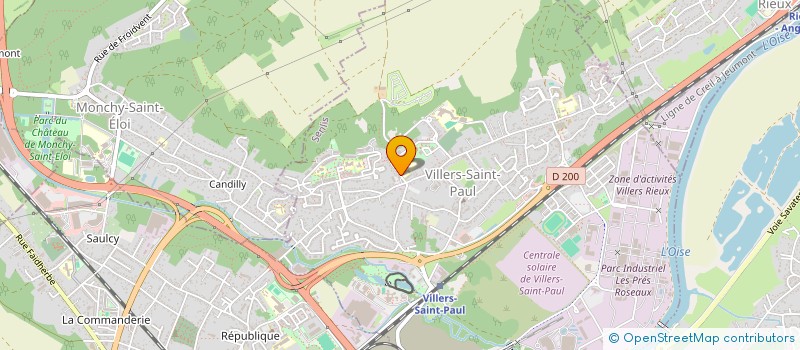 localisation de l'entreprise MONSIEUR AYISSI RADUCANOU  VILLERS-SAINT-PAUL