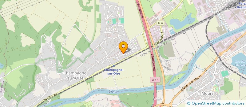 localisation de l'entreprise MONSIEUR AYITE AMAVI-TEKLE  CHAMPAGNE-SUR-OISE