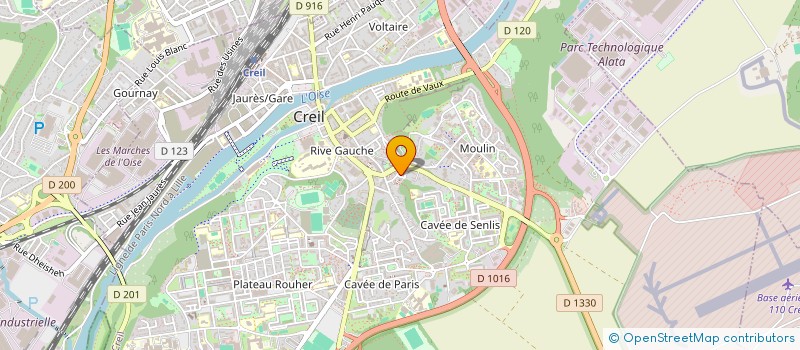 localisation de l'entreprise MONSIEUR AYKAL NASRI  CREIL