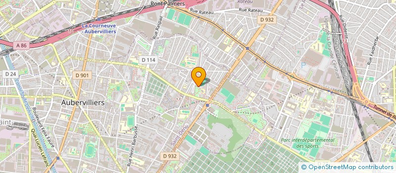 localisation de l'entreprise MONSIEUR AYKEL KHATTALI  AUBERVILLIERS