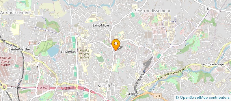 localisation de l'entreprise MONSIEUR AYKEL NEDJADI à MARSEILLE