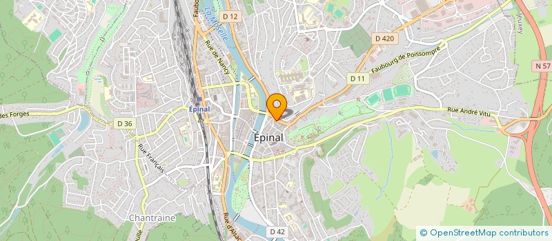 localisation de l'entreprise MONSIEUR AYKUT GUL à EPINAL