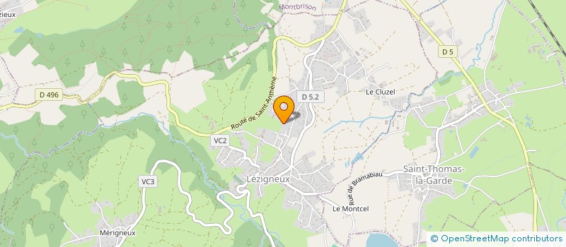 localisation de l'entreprise MONSIEUR AYKUT SAHIN  LEZIGNEUX