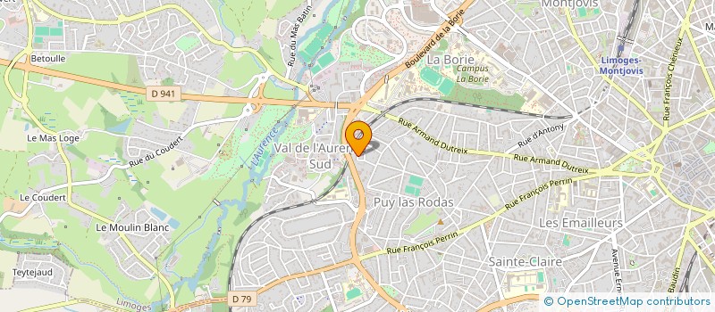 localisation de l'entreprise MONSIEUR AYMAN ALKAK à LIMOGES