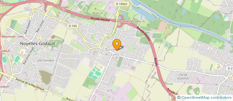 localisation de l'entreprise MONSIEUR AYMAN AZARIAH  COURCELLES-LES-LENS