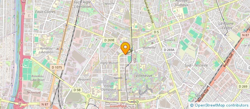 localisation de l'entreprise MONSIEUR AYMAN CHOUCHANE  GRENOBLE