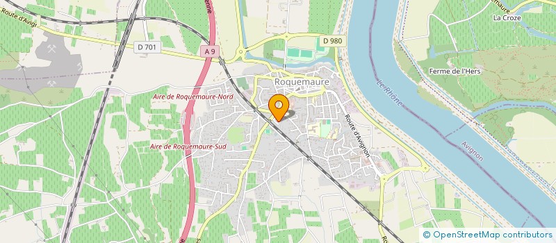 localisation de l'entreprise MONSIEUR AYMAN EL FALLIOUI  ROQUEMAURE