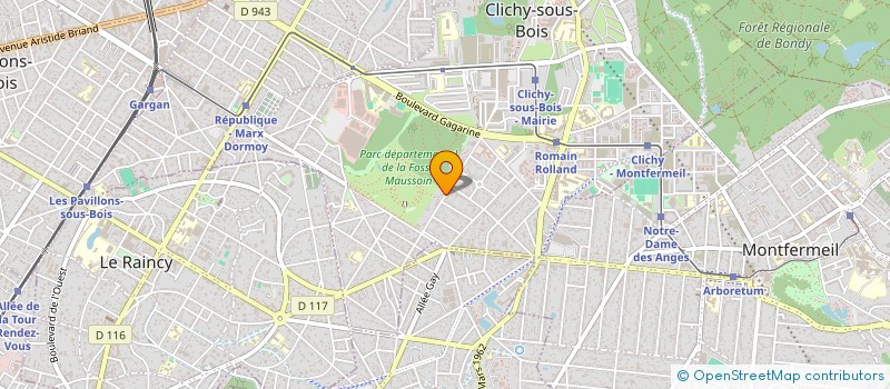 localisation de l'entreprise MONSIEUR AYMAN EL GHAM  CLICHY-SOUS-BOIS