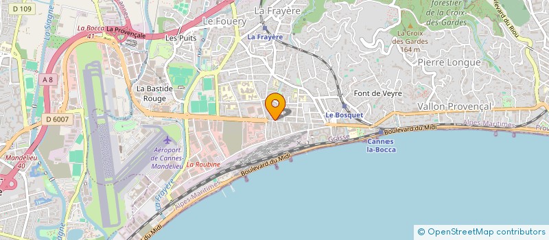localisation de l'entreprise MONSIEUR AYMAN HASELER à CANNES