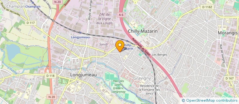 localisation de l'entreprise MONSIEUR AYMAN KEMEL à CHILLY-MAZARIN