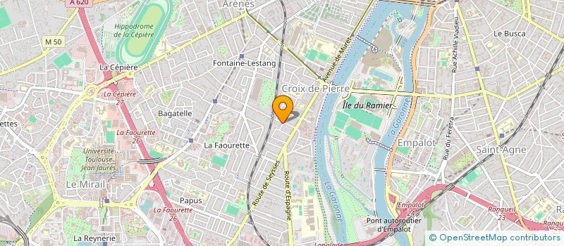 localisation de l'entreprise MONSIEUR AYMAN MANSUOR  TOULOUSE