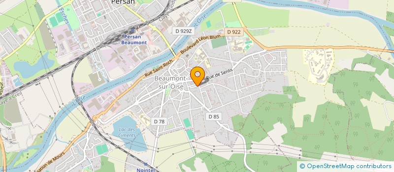 localisation de l'entreprise MONSIEUR AYMAN MORGAN à BEAUMONT-SUR-OISE