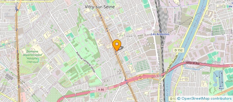 localisation de l'entreprise MONSIEUR AYMAN POMPEE  VITRY-SUR-SEINE