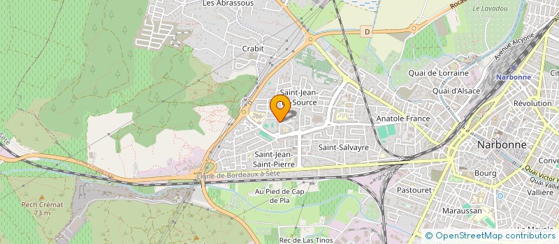 localisation de l'entreprise MONSIEUR AYMAN ZANNOUTI  NARBONNE