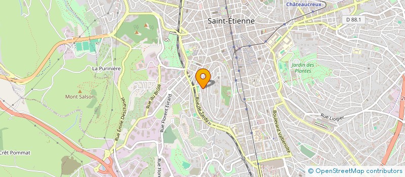 localisation de l'entreprise MONSIEUR AYMAN ZOUINE  SAINT-ETIENNE